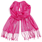 Szal CRYSTAL THREAD FUCHSIA HAGNE