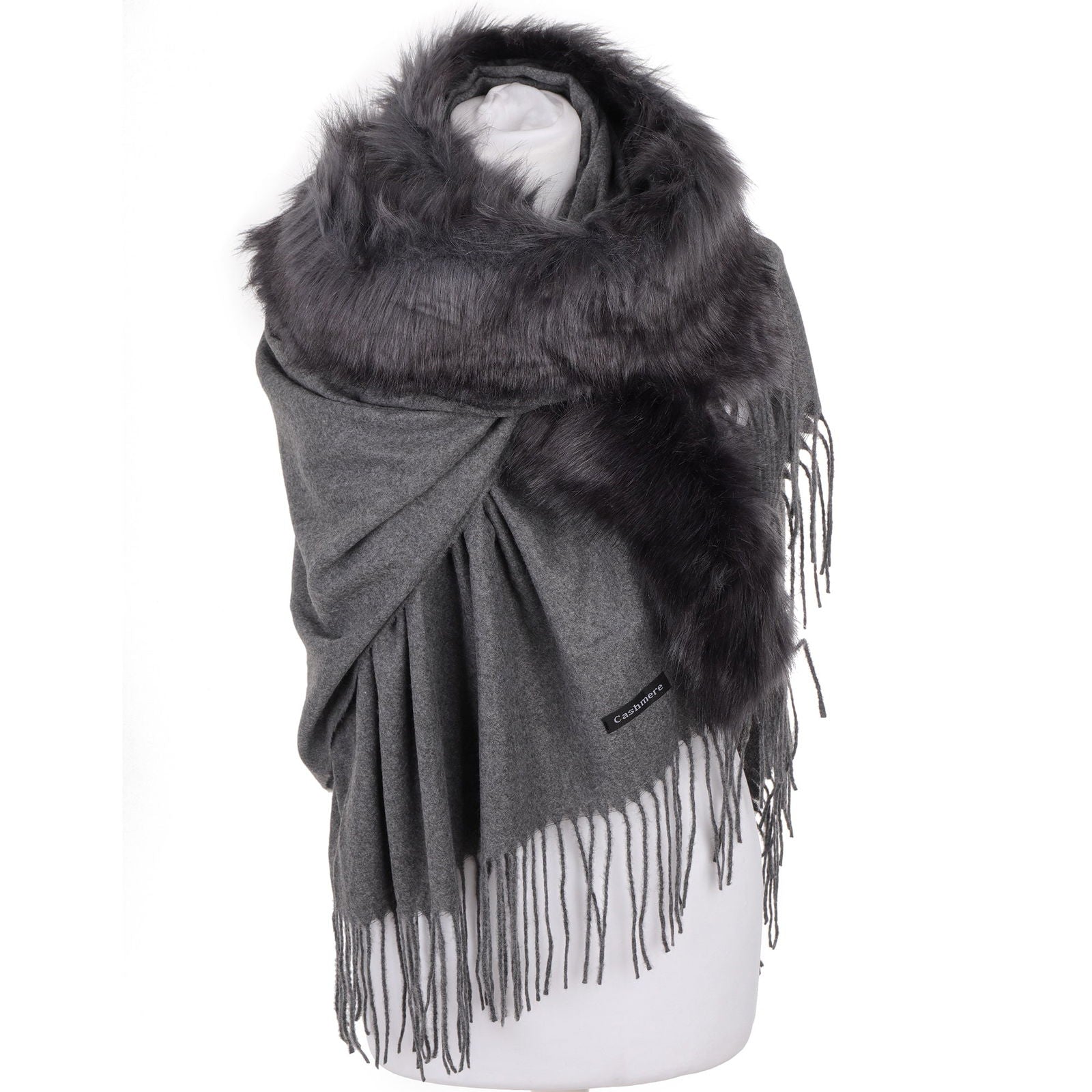 Szal FUR BOLERO GRAPHITE HAGNE