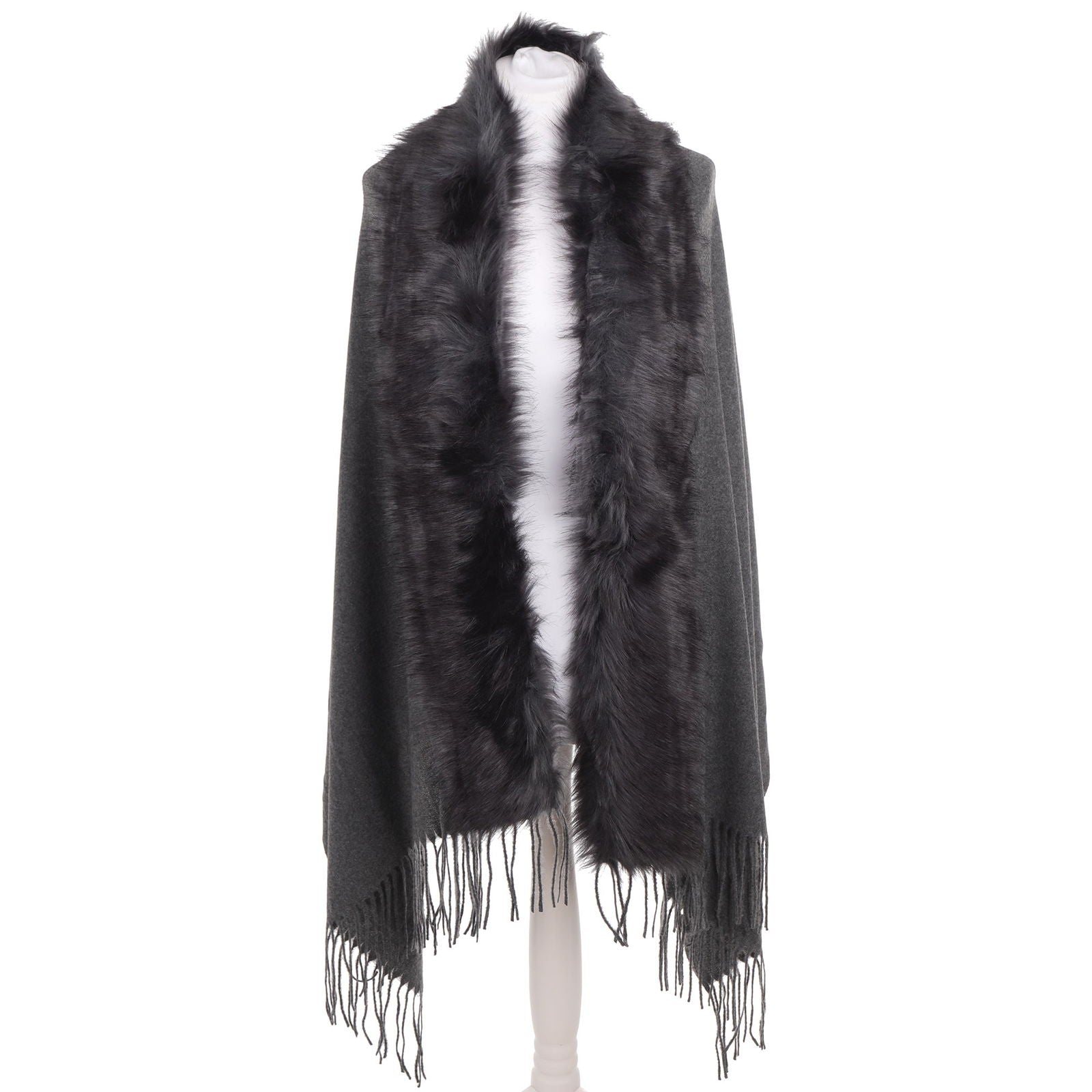 Szal FUR BOLERO GRAPHITE HAGNE