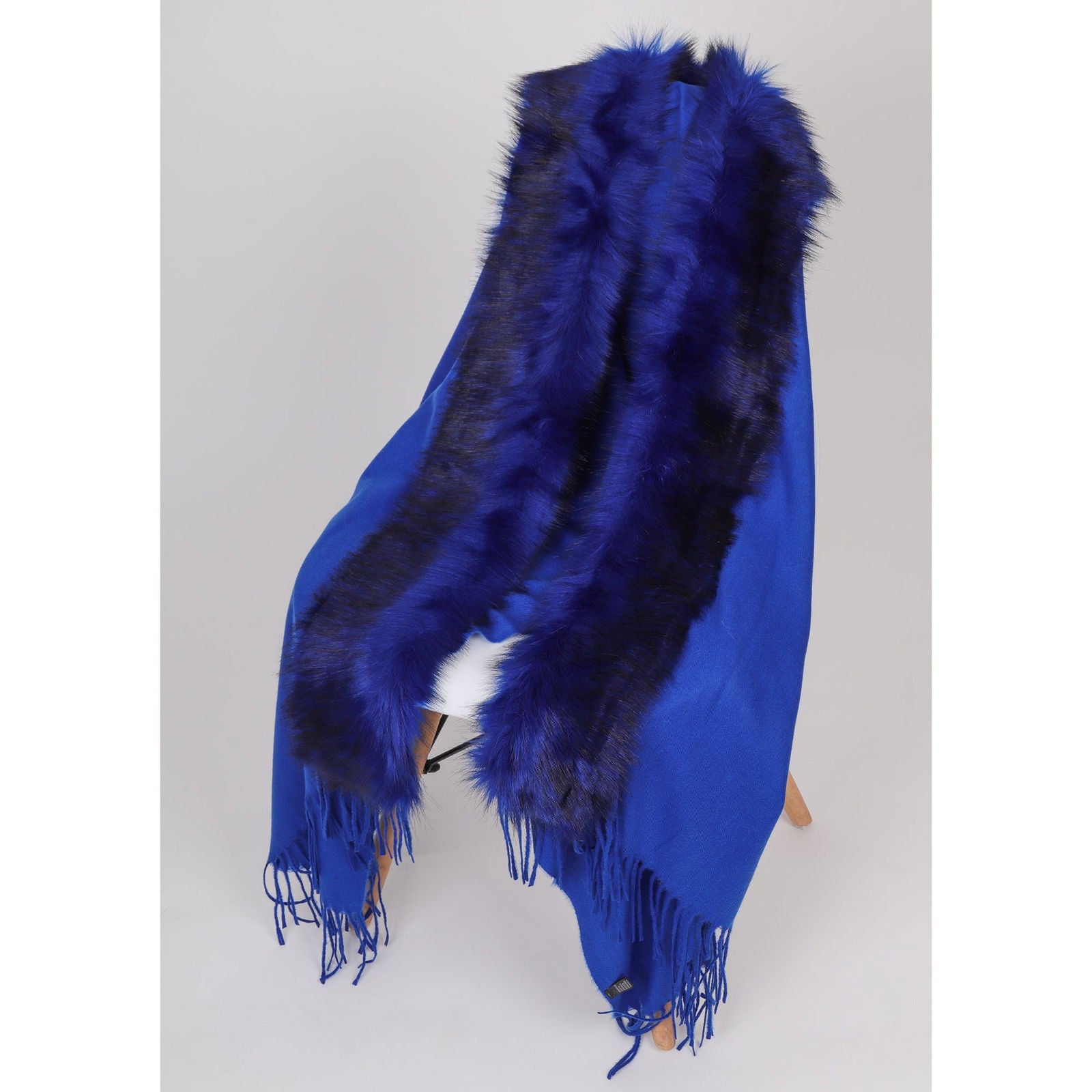 Szal FUR BOLERO NAVY HAGNE