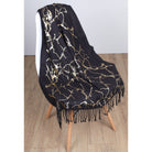 Szal MARBLE CHIC BLACK HAGNE