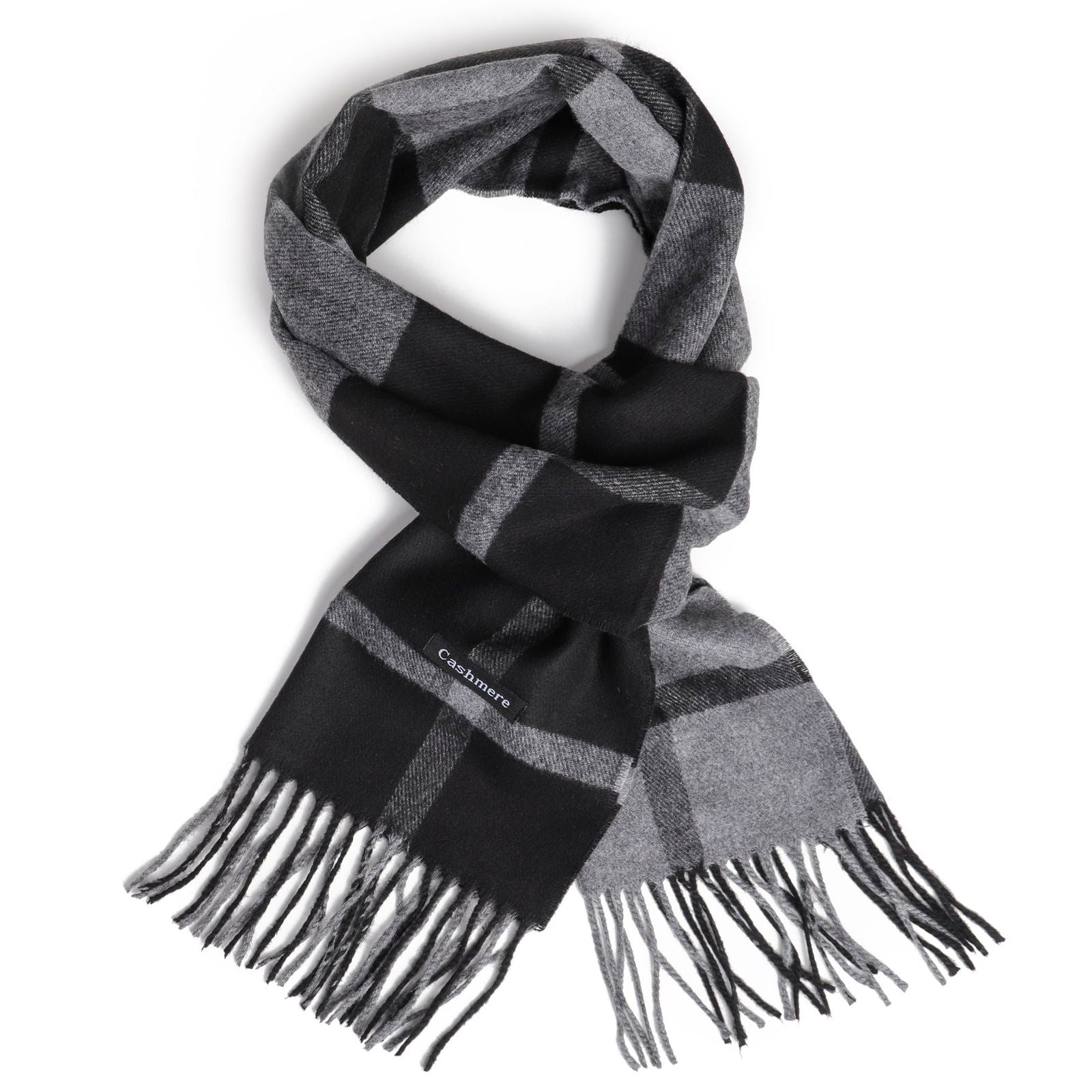 Szal TIMELESS PLAID BLACK&GRAY HAGNE