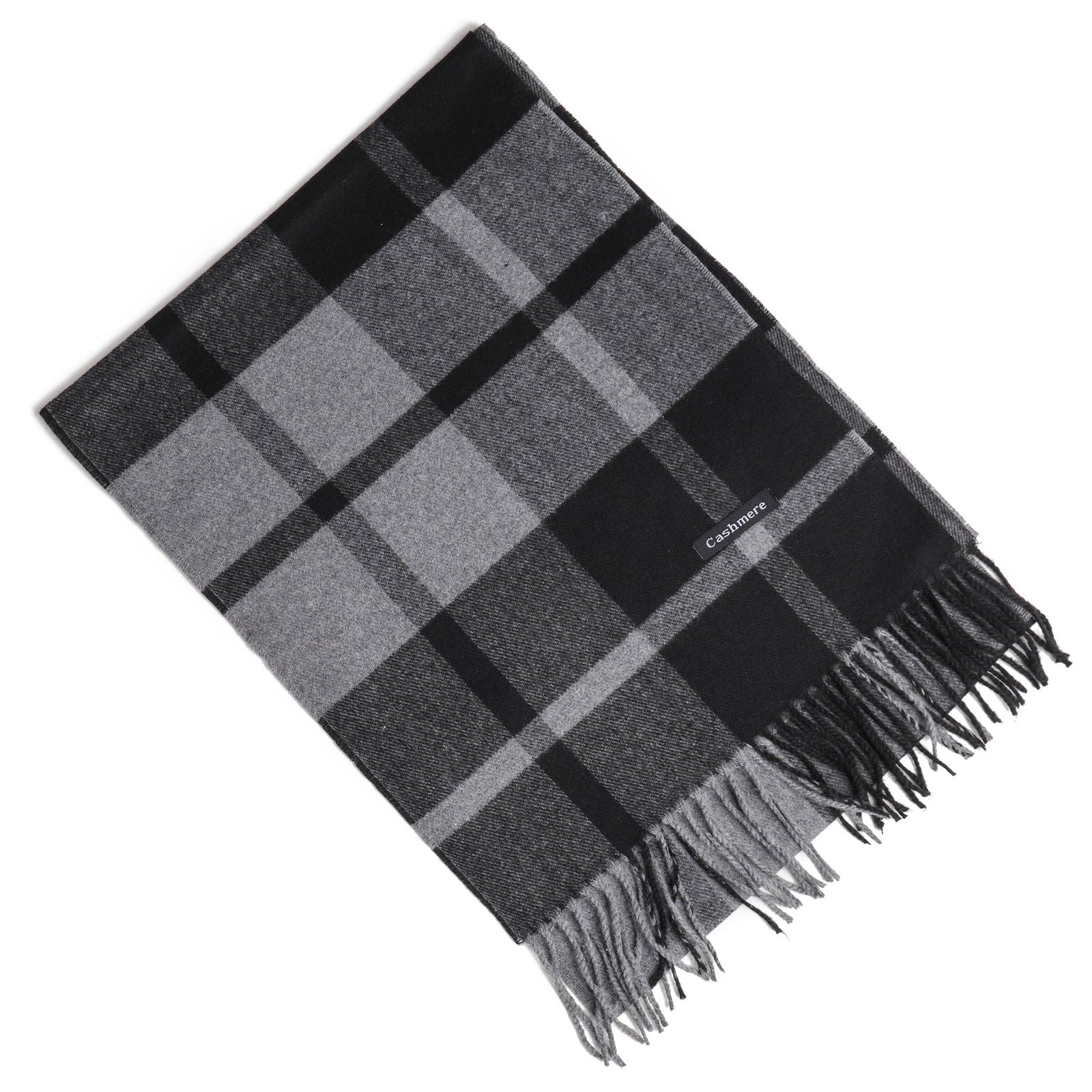 Szal TIMELESS PLAID BLACK&GRAY HAGNE