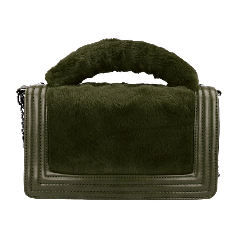 Torebka LUXURY FURRY CHANEL GREEN HAGNE