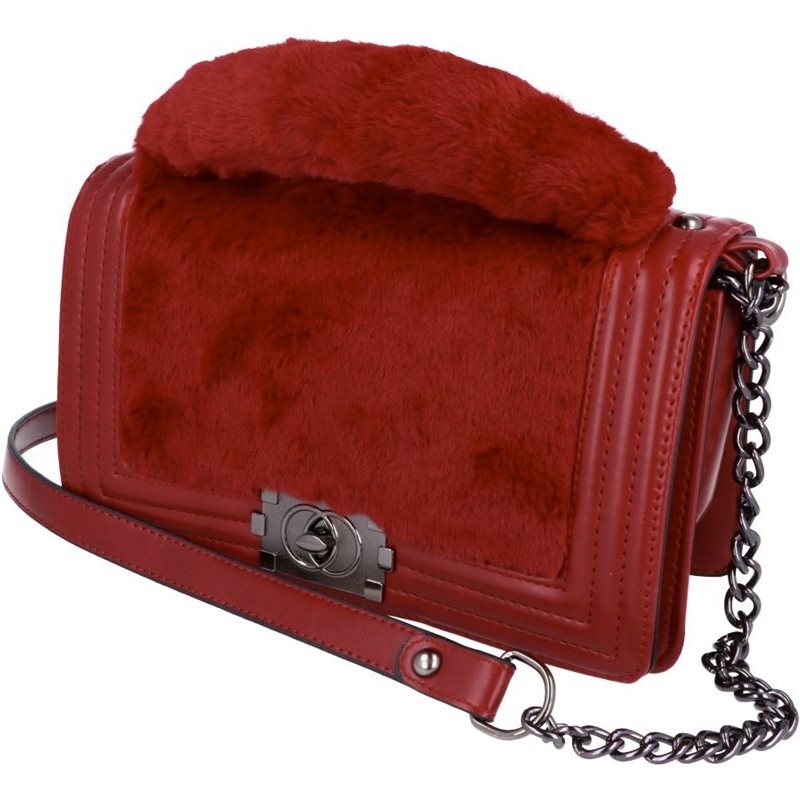 Torebka LUXURY FURRY CHANEL RED HAGNE